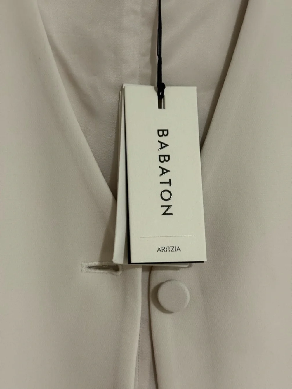 Aritzia Babaton Account Vest in Vintage White NWT - Picture 6 of 8